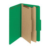 Smead SafeSHIELD Classification Folder – Green, Legal Size, 2 Dividers