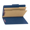 Smead SafeSHIELD Classification Folder – Dark Blue, Legal Size, 2 Dividers
