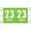 Col'R'Tab Compatible Year Label 2023 – Light Green, CLYM Series, 3/4" x 1-1/4"
