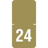 TABBIES 2024 Year Label – Gold, 72500 Series, 3/4 x 1-1/2 Inch