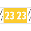 Acme Visible Compatible Year Label 2023 – Yellow, 3/4 x 1-1/2, 12623