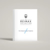 The RE/MAX Collection hardcover presentation cover – portrait view showing full front design with soft matte finish