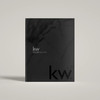 Keller Williams 'Black Marble' hardcover presentation cover – portrait view showing full front design with soft matte finish