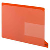 Smead Poly End Tab Out Guide – Red, Bottom Tab with 2 Pockets, 25 per Box