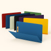 Legal size end tab pressboard file folders