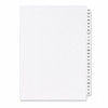 Legal Index Tabs - Alphabetical AA-ZZ, Side Tab, Collated, Letter Size