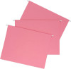 Smead 64429 letter-size dark pink hanging folder with no tab, standard capacity.