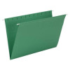 Smead 64478 legal-size dark green hanging folder, no tab.
