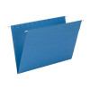 Smead 64489 legal-size sky blue hanging folder, no tab.