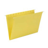 Smead 64491 legal-size yellow hanging folder, no tab.