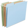 Smead 64054 letter FasTab hanging folders in Earth Tones with built-in 1/3-cut tab.