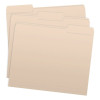 Manila File Folders, Letter Size, 1/3-Cut Top Tabs, 11 pt, 100/Box