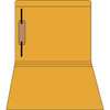 Goldenrod  letter size straight-cut file folder with reinforced tab and 1 bonded fastener in position 1