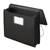 Smead Premium Poly Wallets, Letter Size, Black, 5-1/4" Expansion (71500)