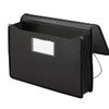 Smead Wallet Legal Size 5-1/4 Inch Expansion Black Poly