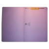 Smead Reinforced Tab File Folders - Straight-Cut Tab, Letter Size, Lavender, 1 Fastener, 50/Box