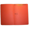 Smead Reinforced Tab File Folders - Straight-Cut Tab, Letter Size, Orange, 1 Fastener, 50/Box