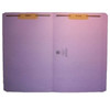 Smead Reinforced Tab File Folders - Straight-Cut Tab, Letter Size, Lavender, 2 Fasteners, 50/Box