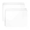 Smead Reinforced Tab File Folders - Straight-Cut Tab, Letter Size, White, 2 Fasteners (not shown), 50/Box
