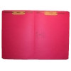 Smead Reinforced Tab File Folders - Straight-Cut Tab, Letter Size, Red, 2 Fasteners (not pictured), 50/Box