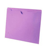 Lavender file jacket letter size reinforced top tab closed sides 11pt stock