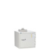 Phoenix BSS6100 battery storage and charging safe, front view with single door, key lock, and warning label