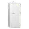 Zoomed Phoenix BSS6104 lithium-ion battery charging cabinet angled view showing full-height design and locking door