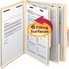 Smead Classification File Folders, 2 Dividers, 2" Expansion, Legal Size, Manila, 10/Box