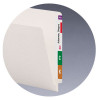 Smead End Tab File Folders, Letter Size, 11pt, 2-Ply, No Fastener, Ivory, 100/Box
