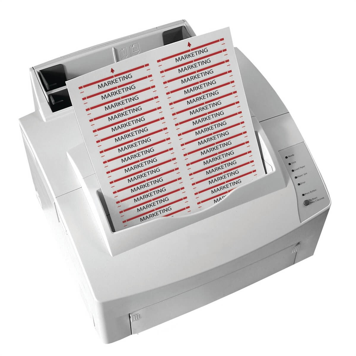 Printable File Folder Labels, Red, 1/3-Cut Tab, 750/Pack | Filing.com