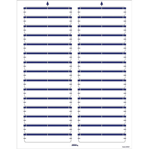 Printable File Folder Labels, Dark Blue, 1/3-Cut Tab, 750/Pack