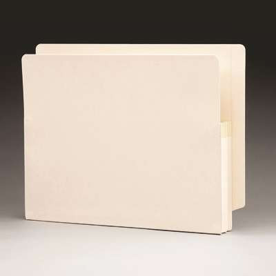 Smead Compatible | Smead Compatible End Tab Pocket Folder With 1 2 Pocket Inside Front Fastener In Position 1 11 Pt Manila Letter Size Reinforced Tab 50 Box