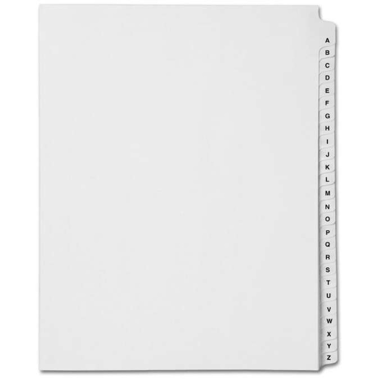 misakiページ Letters A-Z Legal Index Tabs - Side Tab, Letter Size, 26/Set