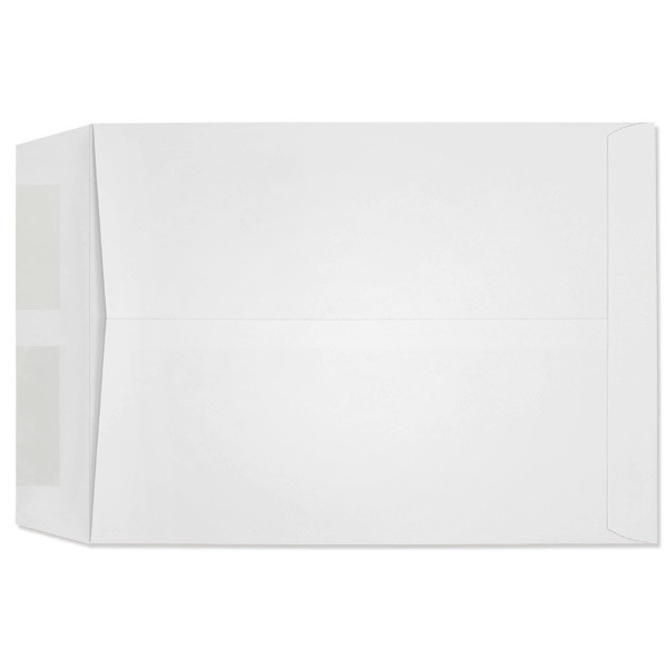 9 x 12 Catalog Envelopes, 28lb White, Digi-Clear Window, 500/Box