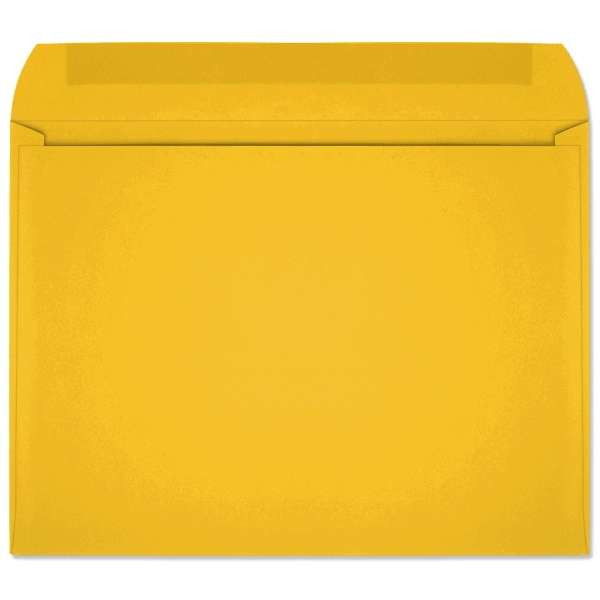 9 x 12 Yellow Starburst Booklet Envelopes – 28lb, 500/Box