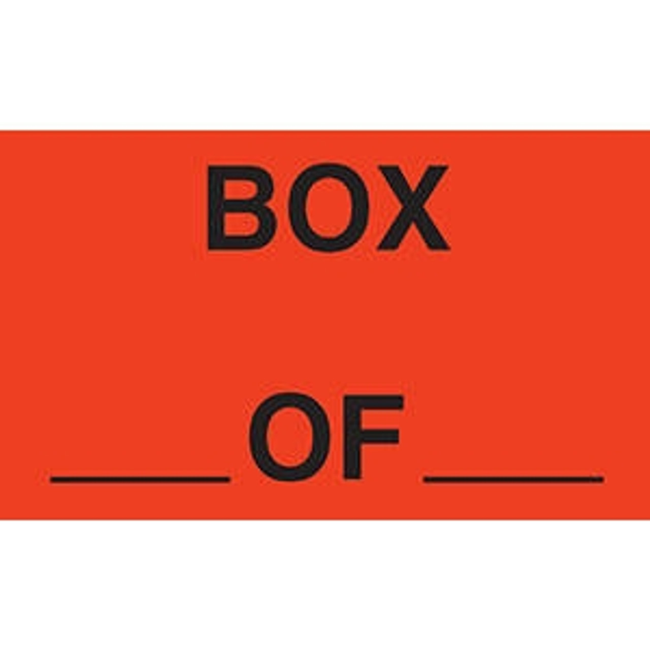 Box__of__Labels, 3 x 5, Fluorescent Red, 500/RL
