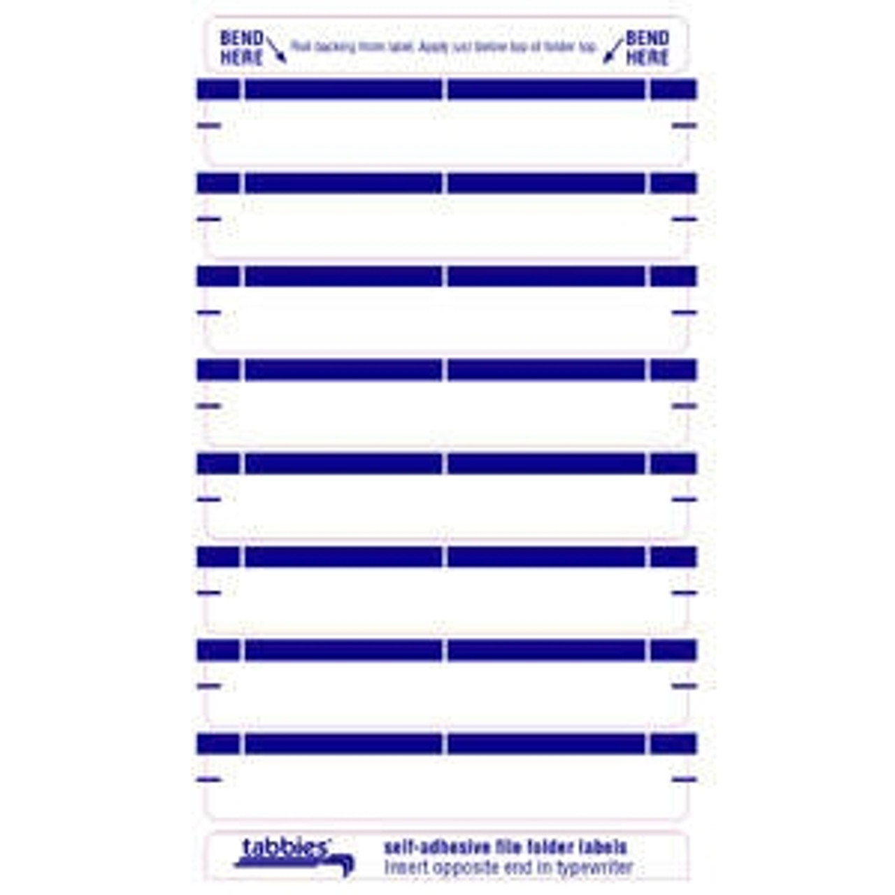 Dark blue File Folder Labels 59437