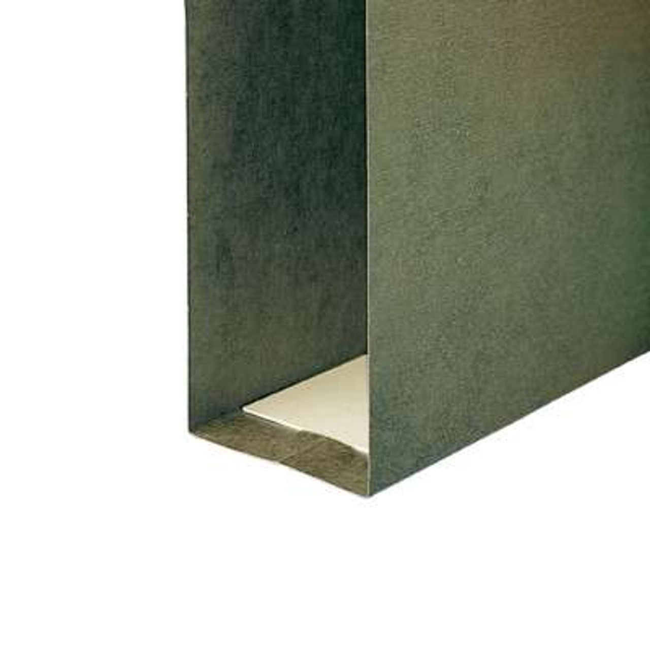 Smead Box Bottom Hanging Folders, Letter Size, 2" Expansion, 100% Recycled, Green, 25 per Box