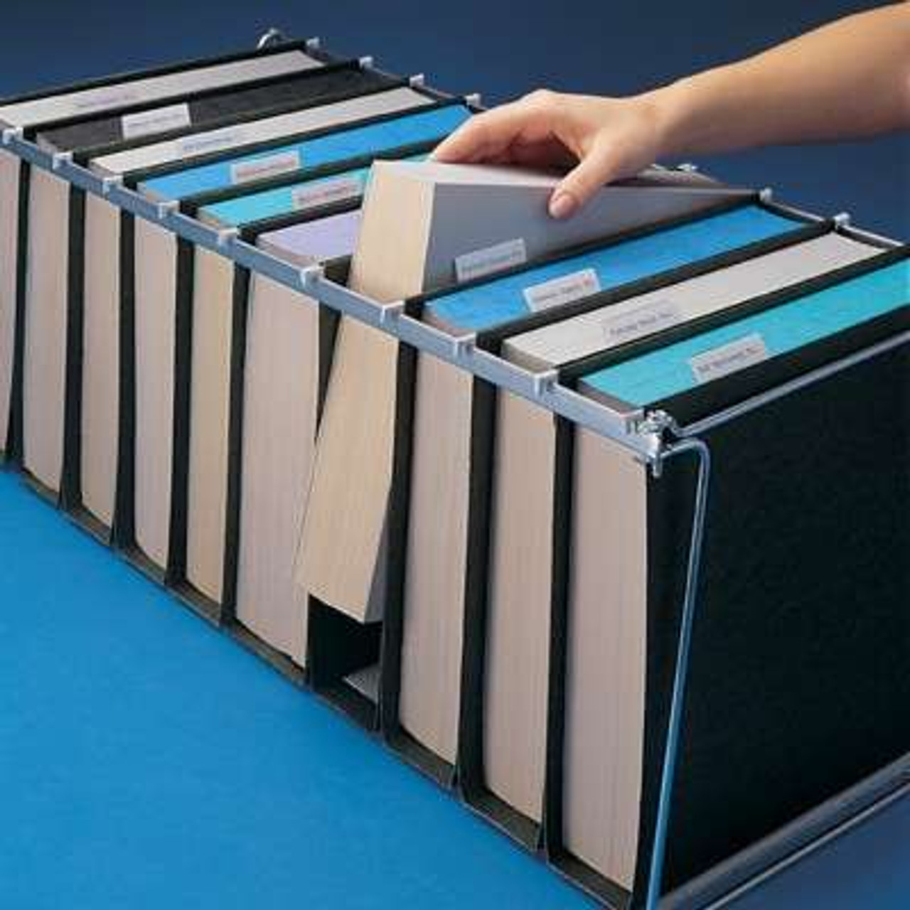 Smead Box Bottom Hanging Folders, Letter Size, 2" Expansion, 100% Recycled, Green, 25 per Box