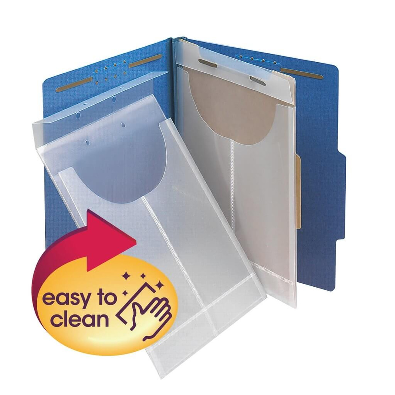 Smead Poly Retention Jacket, 3/4" Exp, Letter/Legal, 24/Box