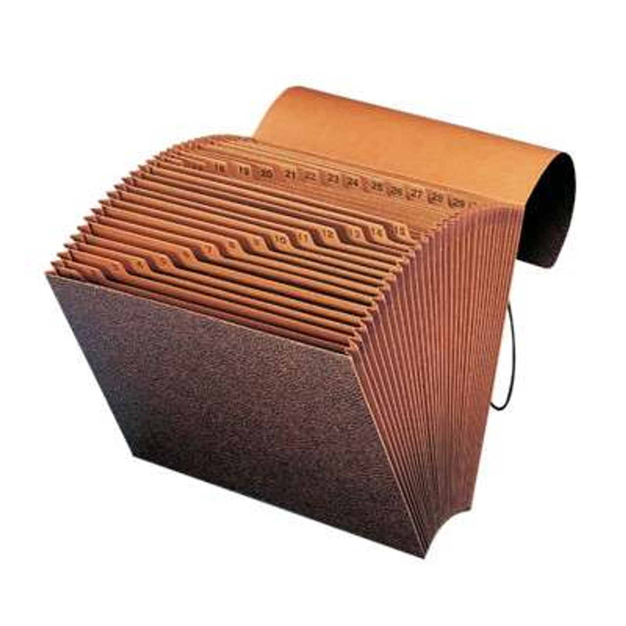 Smead TUFF Expanding File, Daily (1-31), 31 Pockets, Flap and Elastic Cord Closure, Letter Size, Redrope-Printed Stock