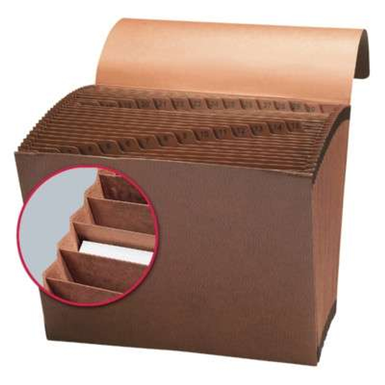 Smead TUFF Expanding File, Daily (1-31), 31 Pockets, Flap and Elastic Cord Closure, Letter Size, Redrope-Printed Stock