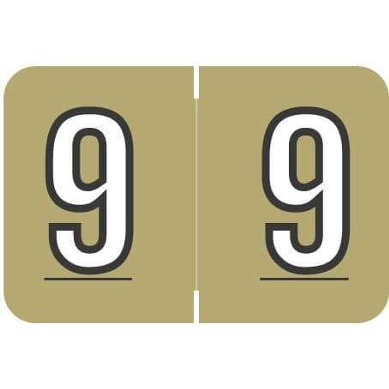 Barkley NBKM Label Number 9 (225/Pack)
