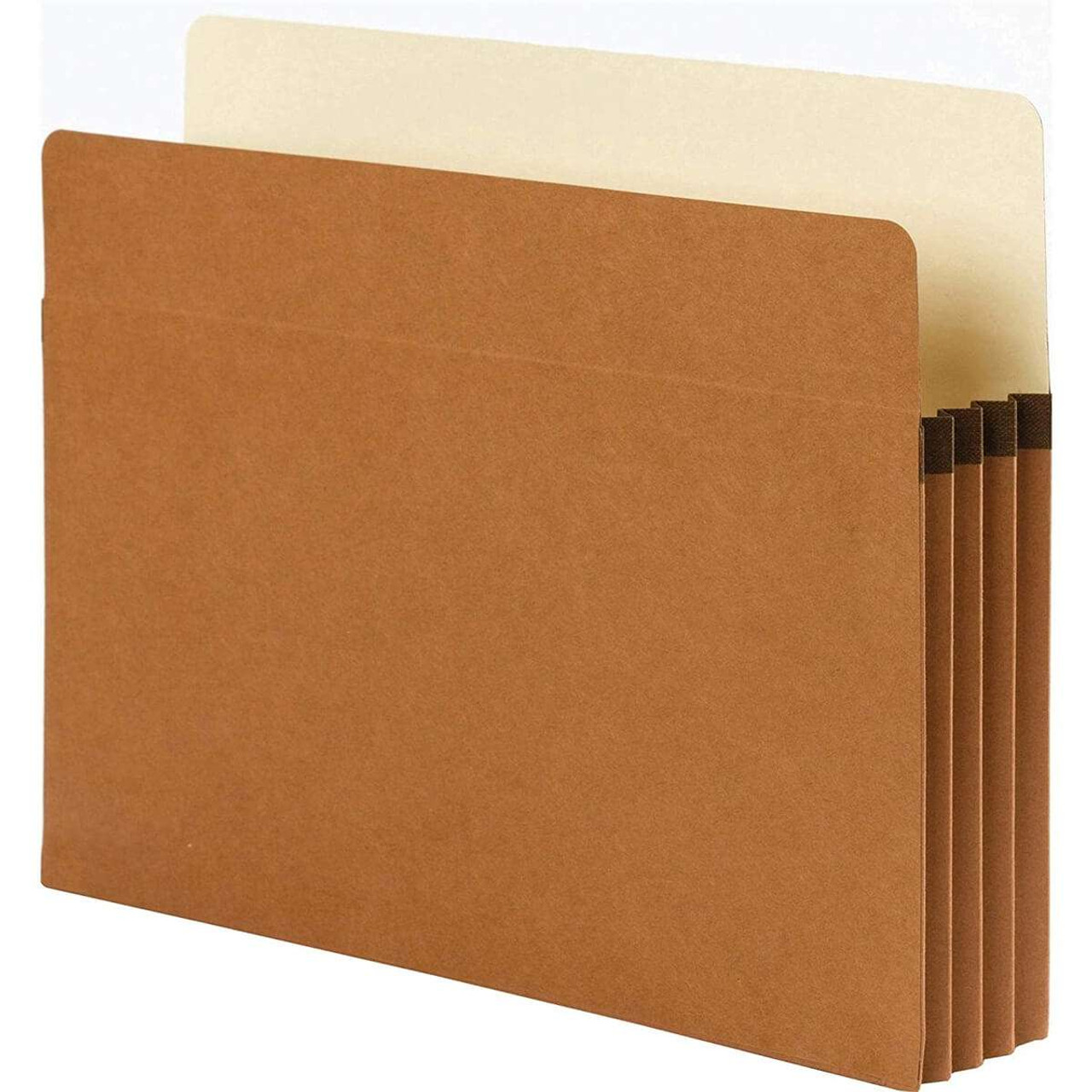 Smead SuperTab File Pocket 3-1/2" Exp Redrope 25/Box (73230)