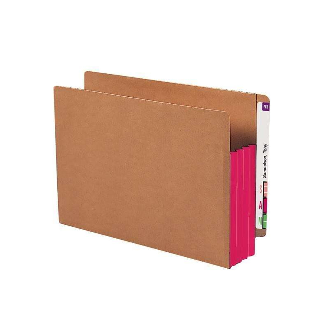 Smead End Tab Pocket Reinforced Straight-Cut Tab 3-1/2" Exp (73686)