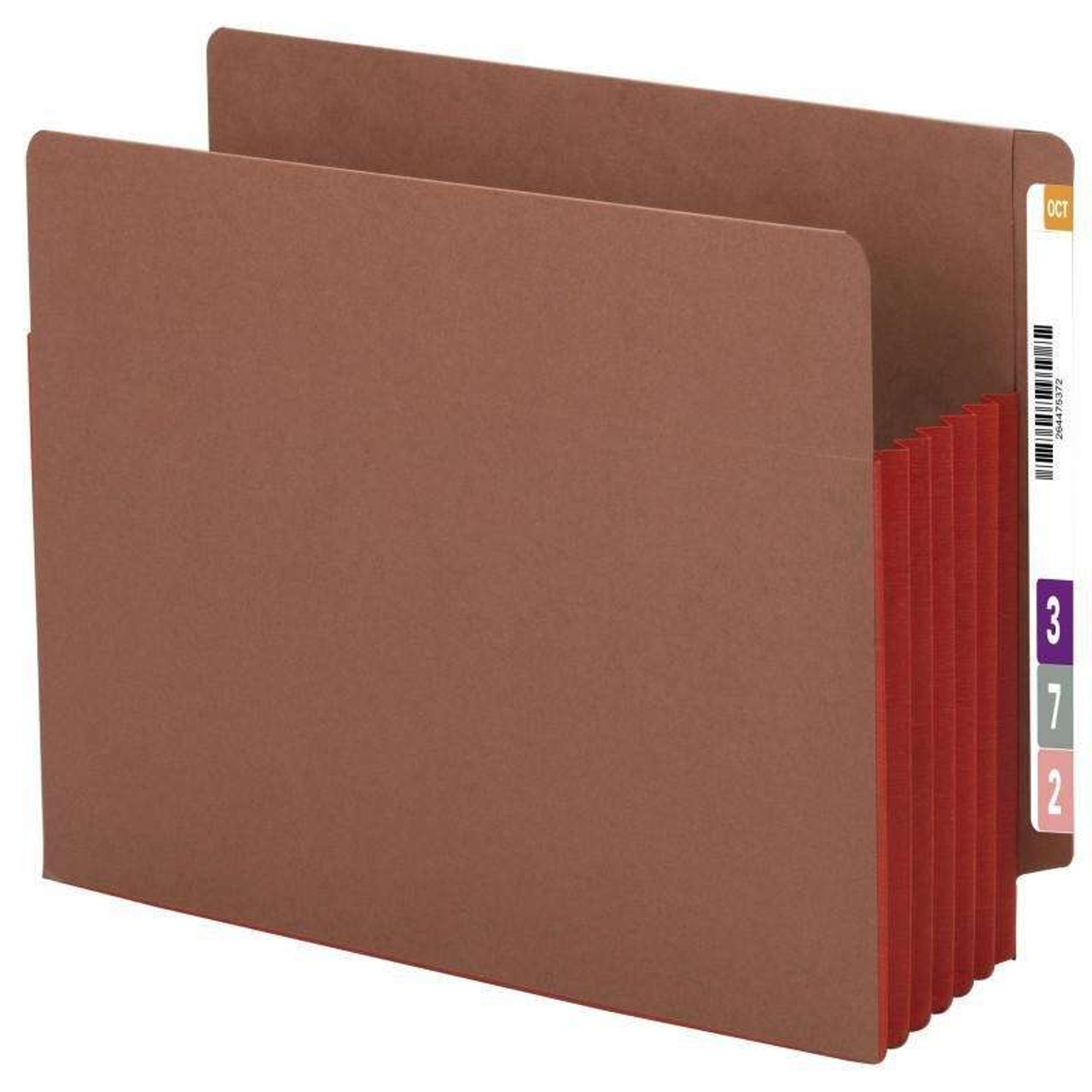 Smead End Tab Pocket Reinforced Straight-Cut Tab 5-1/4" Exp (73696)