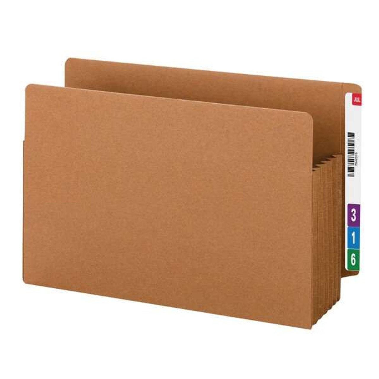 Smead End Tab TUFF File Pocket 3-1/2" Exp Redrope (73790)