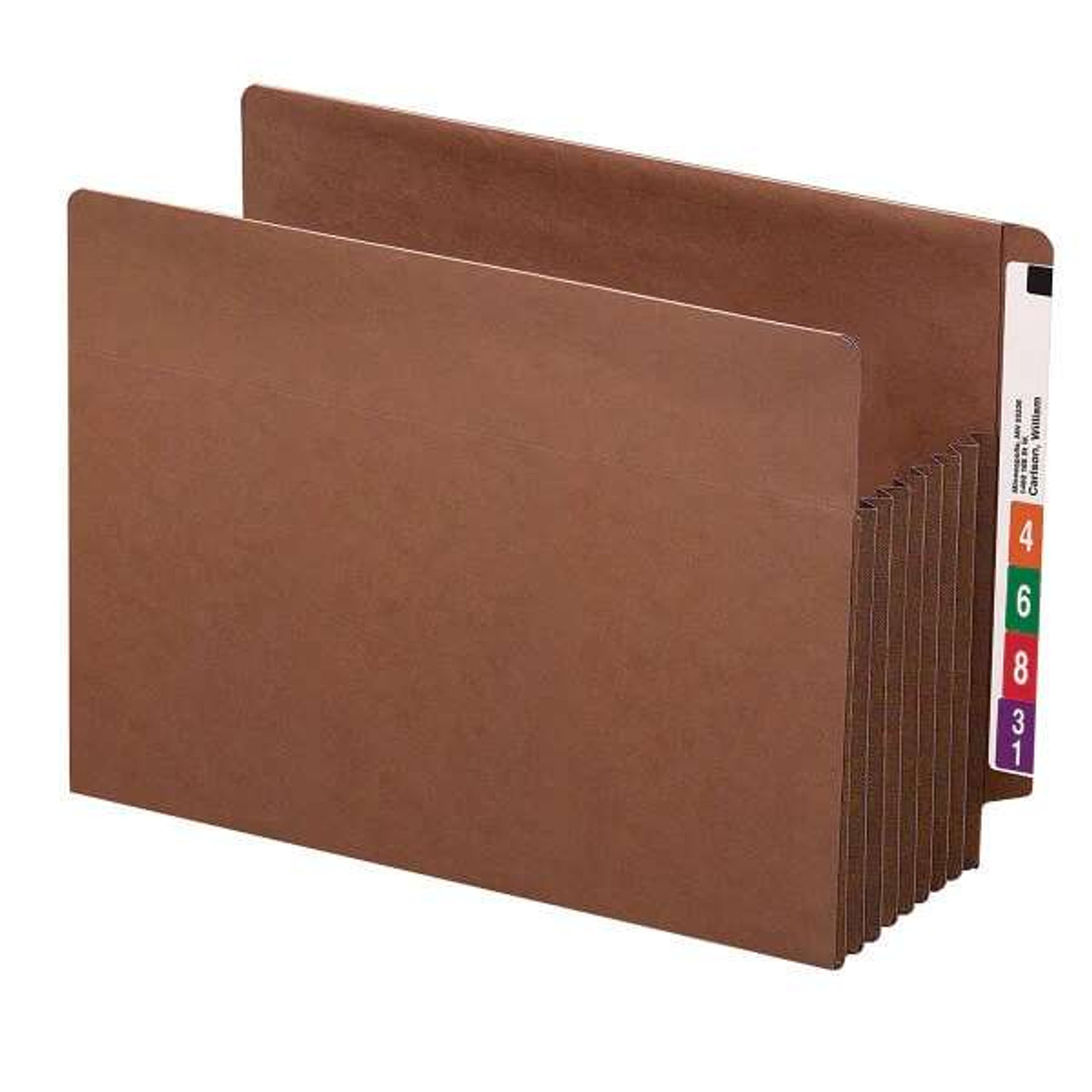 Smead End Tab TUFF File Pocket 7" Exp Redrope (73795)