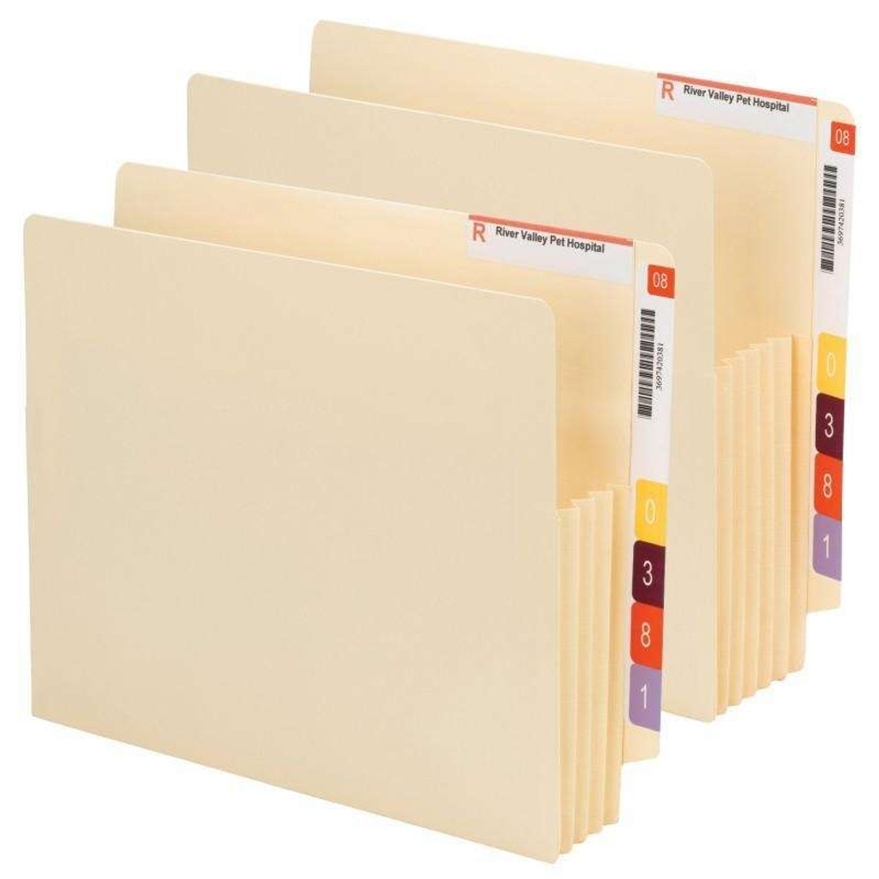 Smead End Tab Convertible File Pocket Split Score Tab (75165)