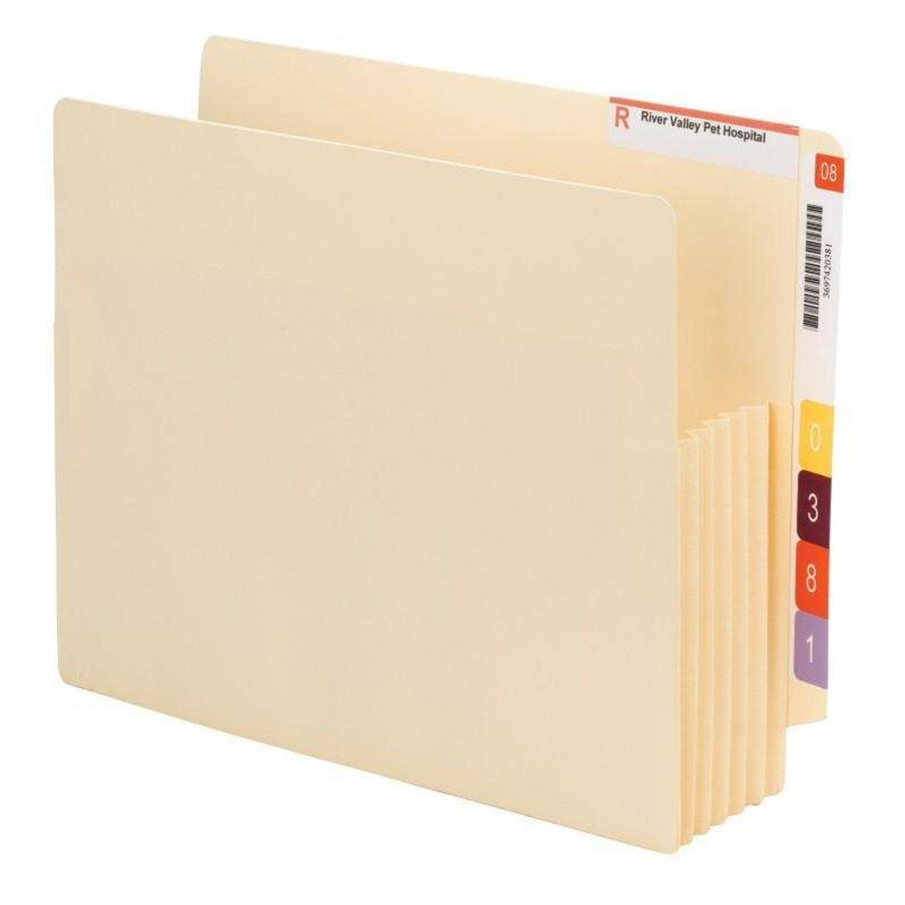 Smead End Tab Convertible File Pocket Split Score Tab Manila (75175)